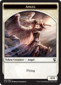 Angel // Soldier Double-sided Token [Commander 2018 Tokens] MTG Single Magic: The Gathering  | Multizone: Comics And Games
