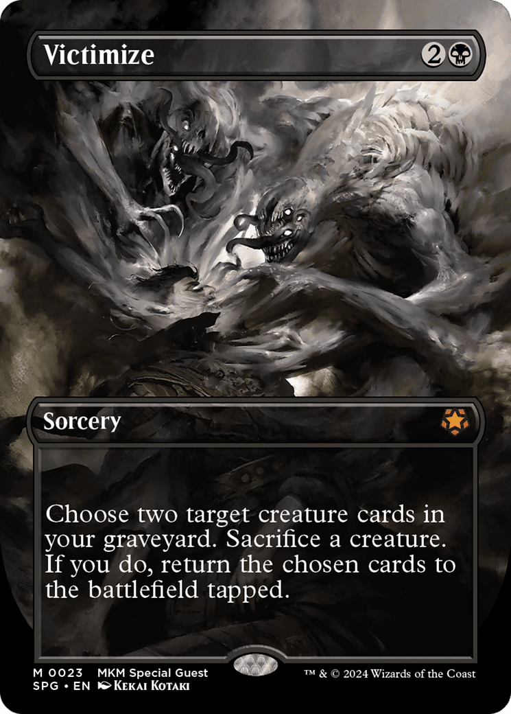 Victimize (Borderless) [Murders at Karlov Manor Special Guests] MTG Single Magic: The Gathering  | Multizone: Comics And Games