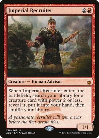 Imperial Recruiter [Masters 25] MTG Single Magic: The Gathering  | Multizone: Comics And Games