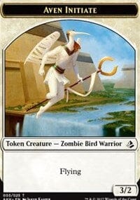 Aven Initiate // Snake Token [Amonkhet Tokens] MTG Single Magic: The Gathering  | Multizone: Comics And Games
