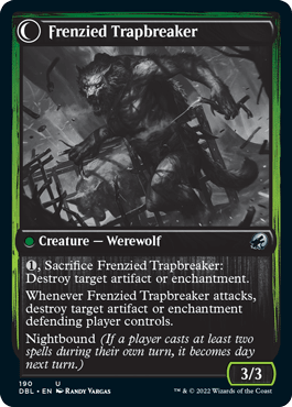 Outland Liberator // Frenzied Trapbreaker [Innistrad: Double Feature] MTG Single Magic: The Gathering  | Multizone: Comics And Games
