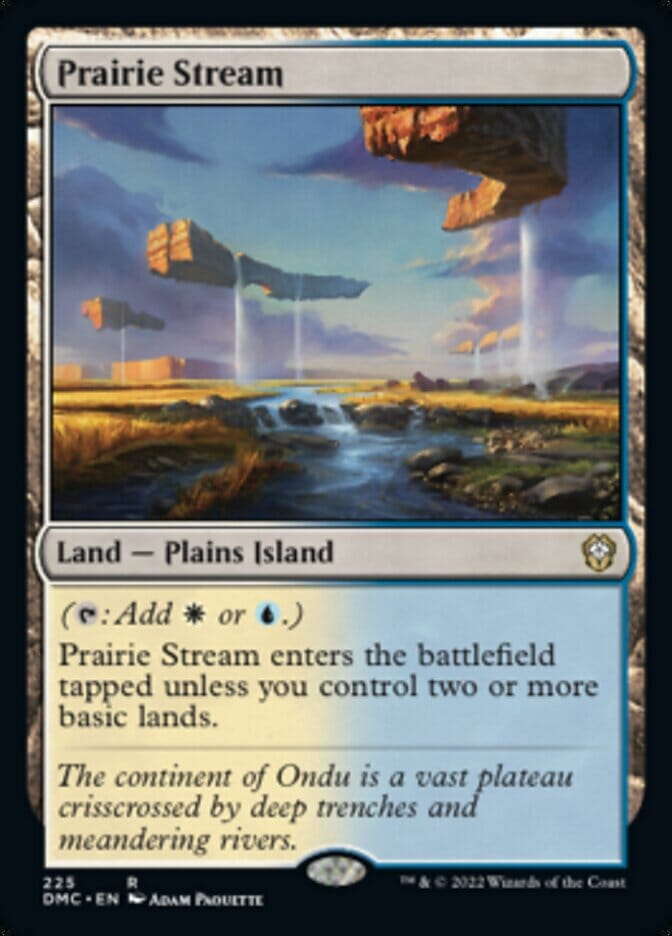 Prairie Stream [Dominaria United Commander] MTG Single Magic: The Gathering  | Multizone: Comics And Games