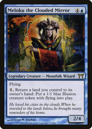 Meloku the Clouded Mirror [Champions of Kamigawa] MTG Single Magic: The Gathering  | Multizone: Comics And Games