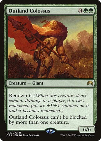 Outland Colossus [Magic Origins] MTG Single Magic: The Gathering  | Multizone: Comics And Games