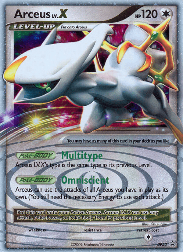 Arceus Lv.X (DP53) [Diamond & Pearl: Black Star Promos] Pokemon Single Pokémon  | Multizone: Comics And Games