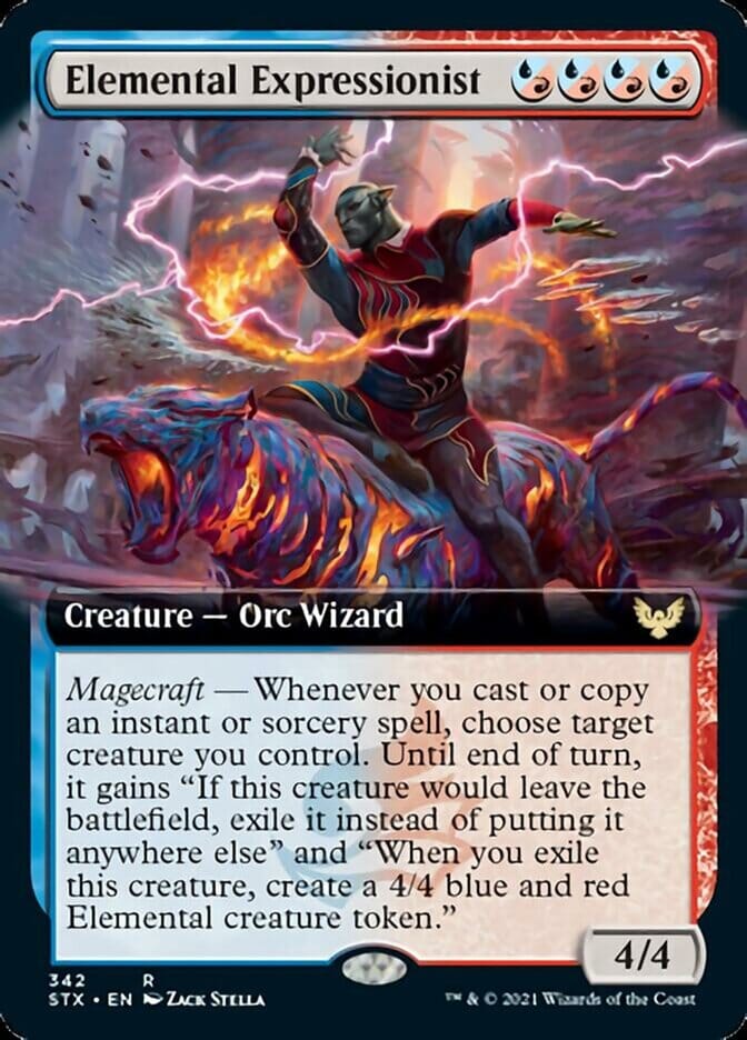 Elemental Expressionist (Extended) [Strixhaven: School of Mages] MTG Single Magic: The Gathering  | Multizone: Comics And Games