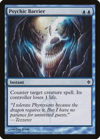 Psychic Barrier [New Phyrexia] MTG Single Magic: The Gathering  | Multizone: Comics And Games