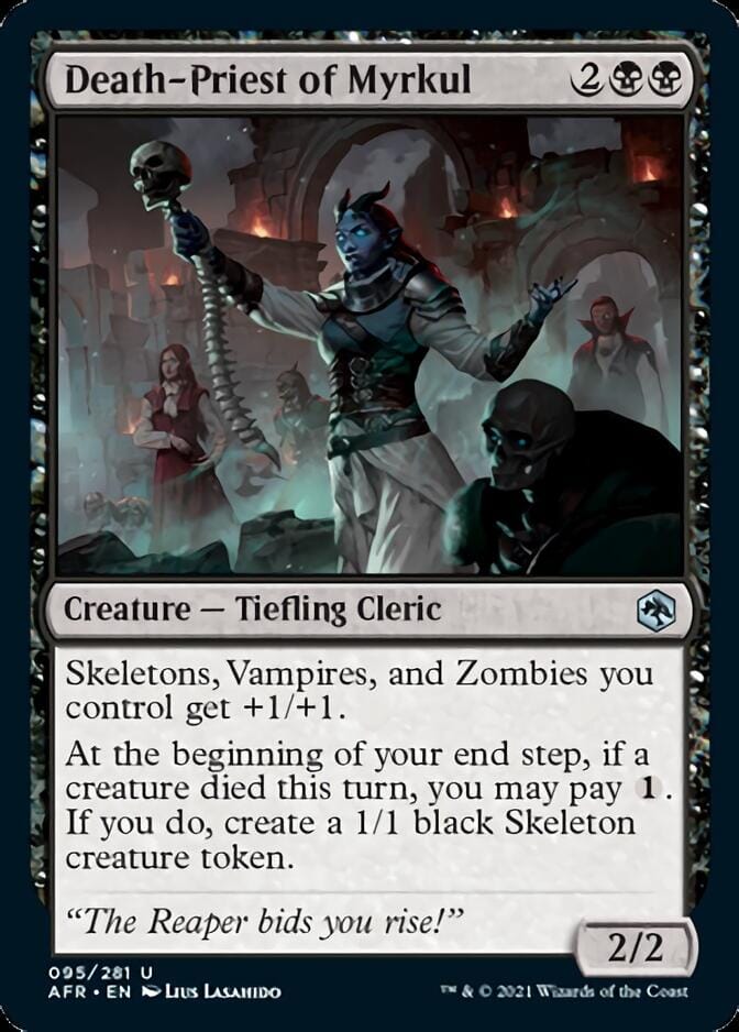 Death-Priest of Myrkul [Dungeons & Dragons: Adventures in the Forgotten Realms] MTG Single Magic: The Gathering  | Multizone: Comics And Games