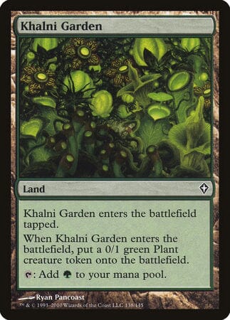 Khalni Garden [Worldwake] MTG Single Magic: The Gathering  | Multizone: Comics And Games