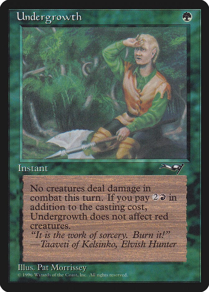 Undergrowth (Wiping Brow) [Alliances] MTG Single Magic: The Gathering  | Multizone: Comics And Games