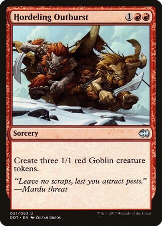 Hordeling Outburst [Duel Decks: Merfolk vs. Goblins] MTG Single Magic: The Gathering  | Multizone: Comics And Games
