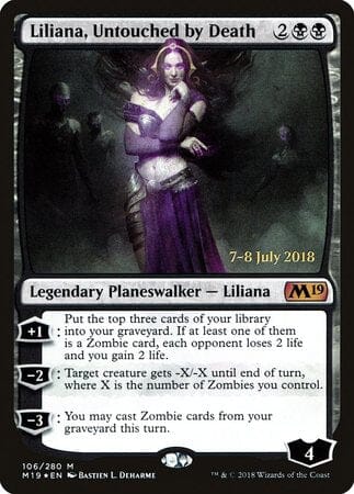 Liliana, Untouched by Death [Core Set 2019 Promos] MTG Single Magic: The Gathering  | Multizone: Comics And Games