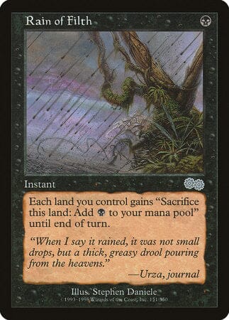 Rain of Filth [Urza's Saga] MTG Single Magic: The Gathering  | Multizone: Comics And Games