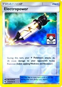 Electropower (172/214) (League Promo) [Sun & Moon: Lost Thunder] Pokemon Single Pokémon  | Multizone: Comics And Games