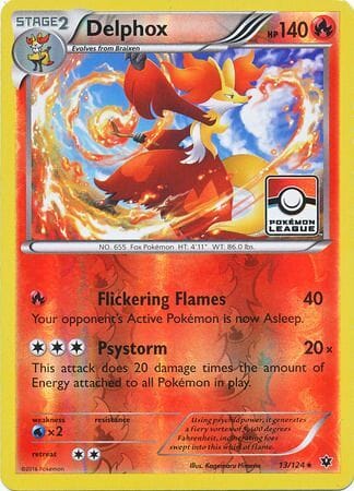Delphox (13/124) (League Promo) [XY: Fates Collide] Pokemon Single Pokémon  | Multizone: Comics And Games
