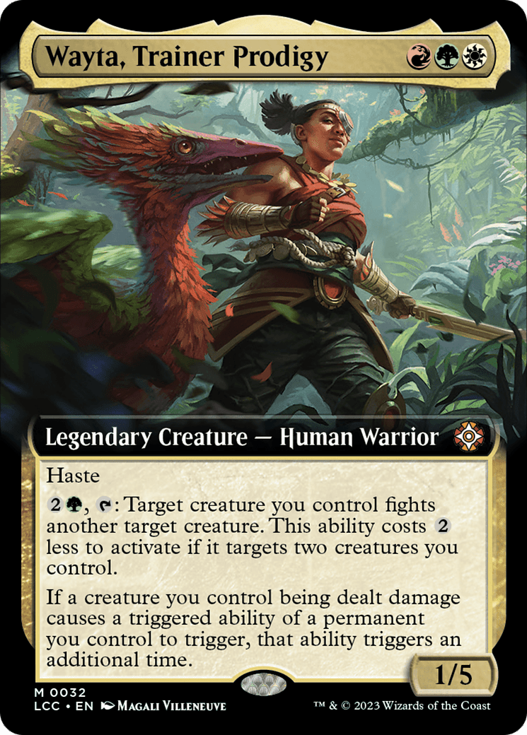 Wayta, Trainer Prodigy (Extended Art) [The Lost Caverns of Ixalan Commander] MTG Single Magic: The Gathering  | Multizone: Comics And Games