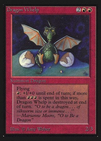 Dragon Whelp (IE) [Intl. Collectors’ Edition] MTG Single Magic: The Gathering  | Multizone: Comics And Games