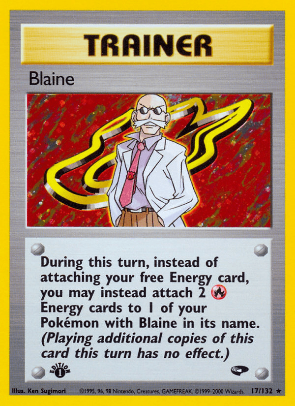 Blaine (17/132) [Gym Challenge 1st Edition] Pokemon Single Pokémon  | Multizone: Comics And Games