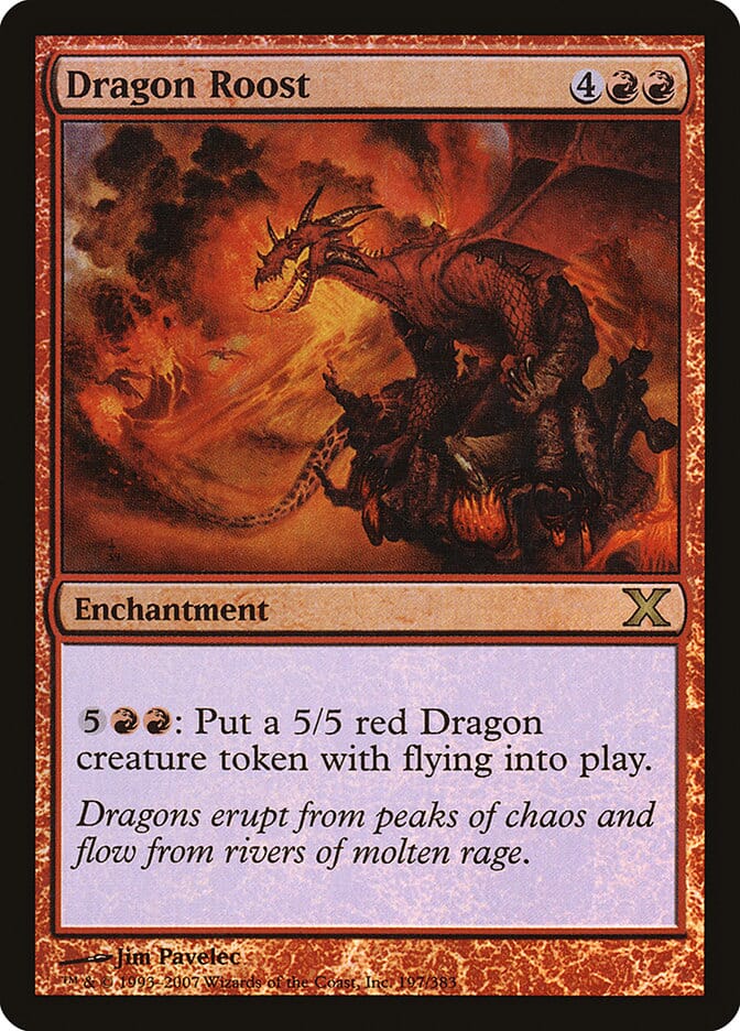 Dragon Roost (Premium Foil) [Tenth Edition] MTG Single Magic: The Gathering  | Multizone: Comics And Games