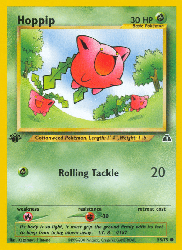 Hoppip (55/75) [Neo Discovery 1st Edition] Pokemon Single Pokémon  | Multizone: Comics And Games
