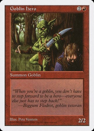 Goblin Hero [Fifth Edition] MTG Single Magic: The Gathering  | Multizone: Comics And Games