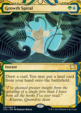Growth Spiral (Etched Foil) [Strixhaven Mystical Archive] MTG Single Magic: The Gathering  | Multizone: Comics And Games