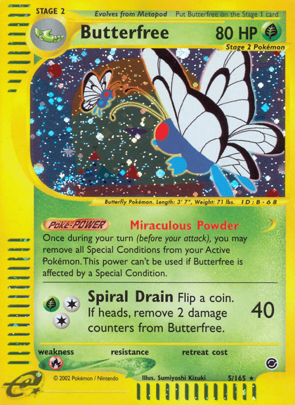Butterfree (5/165) [Expedition: Base Set] Pokemon Single Pokémon  | Multizone: Comics And Games