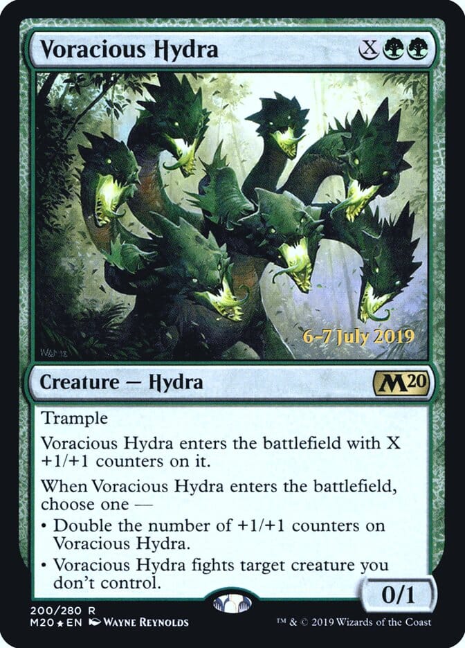 Voracious Hydra [Core Set 2020 Prerelease Promos] MTG Single Magic: The Gathering  | Multizone: Comics And Games