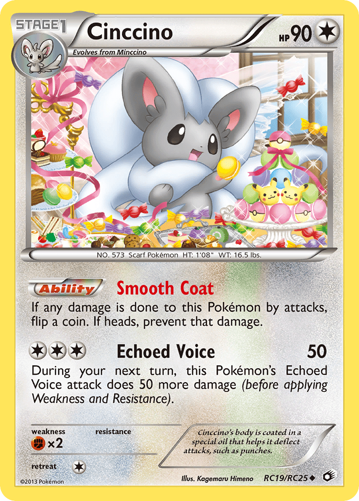 Cinccino (RC19/RC25) [Black & White: Legendary Treasures] Pokemon Single Pokémon  | Multizone: Comics And Games