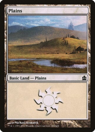 Plains (301) [Commander 2011] MTG Single Magic: The Gathering  | Multizone: Comics And Games