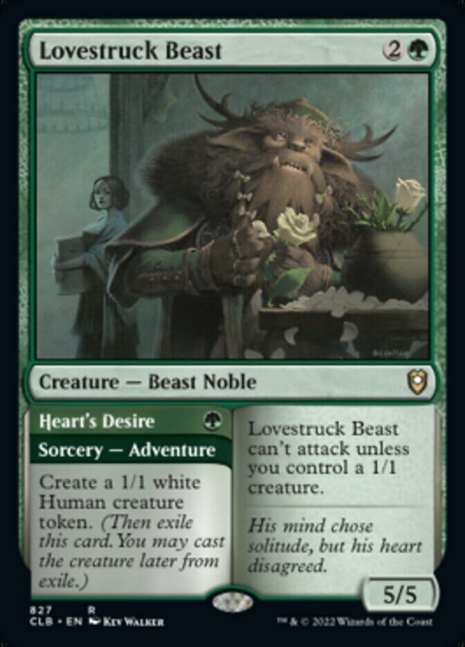 Lovestruck Beast // Heart's Desire [Commander Legends: Battle for Baldur's Gate] MTG Single Magic: The Gathering  | Multizone: Comics And Games