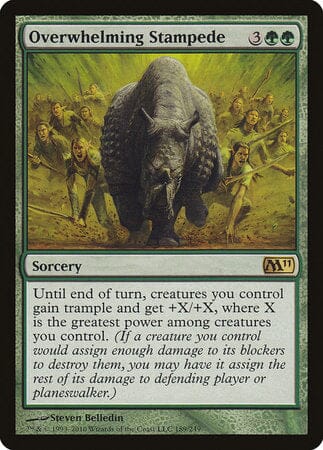 Overwhelming Stampede [Magic 2011] MTG Single Magic: The Gathering  | Multizone: Comics And Games