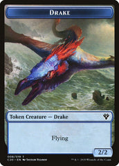 Human Soldier (005) // Drake Double-sided Token [Commander 2020 Tokens] MTG Single Magic: The Gathering  | Multizone: Comics And Games