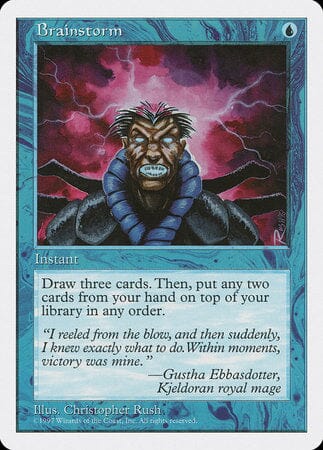 Brainstorm [Fifth Edition] MTG Single Magic: The Gathering  | Multizone: Comics And Games