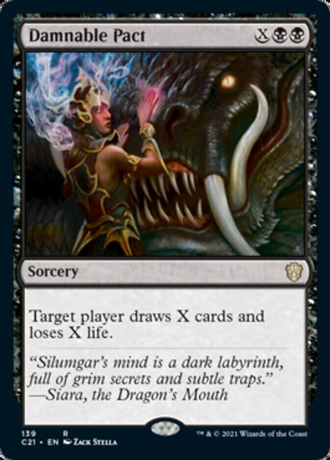 Damnable Pact [Commander 2021] MTG Single Magic: The Gathering  | Multizone: Comics And Games