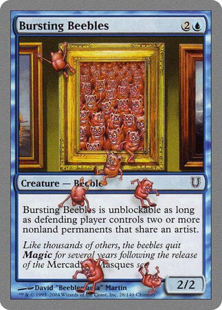 Bursting Beebles [Unhinged] MTG Single Magic: The Gathering  | Multizone: Comics And Games