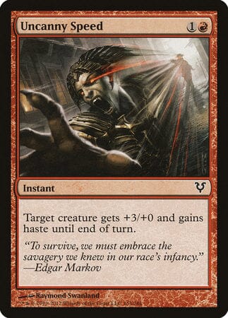 Uncanny Speed [Avacyn Restored] MTG Single Magic: The Gathering  | Multizone: Comics And Games