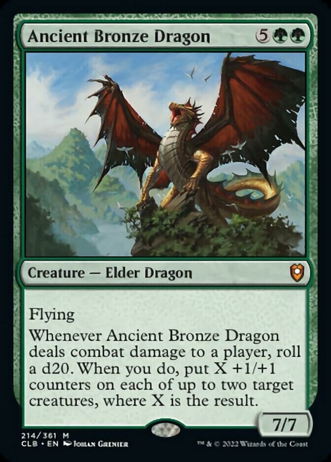 Ancient Bronze Dragon [Commander Legends: Battle for Baldur's Gate] MTG Single Magic: The Gathering  | Multizone: Comics And Games