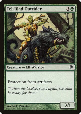 Tel-Jilad Outrider [Darksteel] MTG Single Magic: The Gathering  | Multizone: Comics And Games