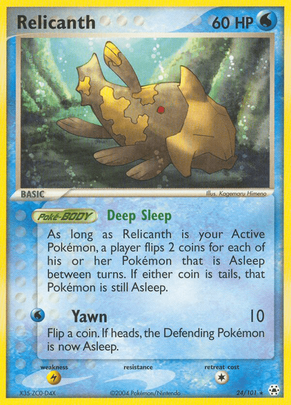 Relicanth (24/101) [EX: Hidden Legends] Pokemon Single Pokémon  | Multizone: Comics And Games