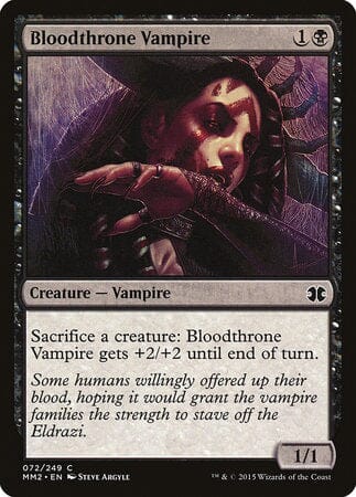 Bloodthrone Vampire [Modern Masters 2015] MTG Single Magic: The Gathering  | Multizone: Comics And Games
