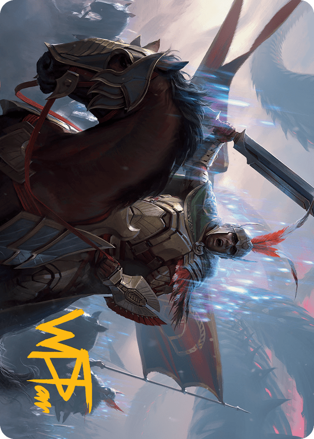 Marshal of Zhalfir Art Card (Gold-Stamped Signature) [March of the Machine Art Series] MTG Single Magic: The Gathering  | Multizone: Comics And Games