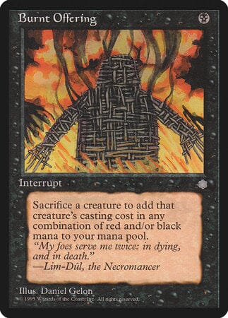 Burnt Offering [Ice Age] MTG Single Magic: The Gathering  | Multizone: Comics And Games