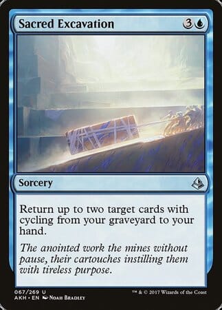 Sacred Excavation [Amonkhet] MTG Single Magic: The Gathering  | Multizone: Comics And Games