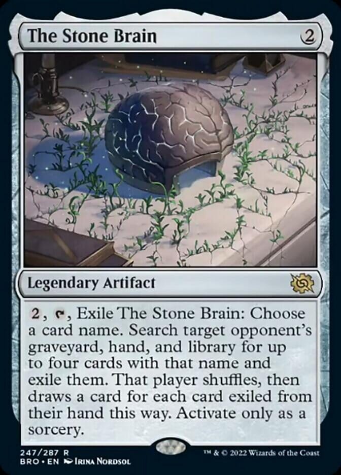 The Stone Brain [The Brothers' War] MTG Single Magic: The Gathering  | Multizone: Comics And Games