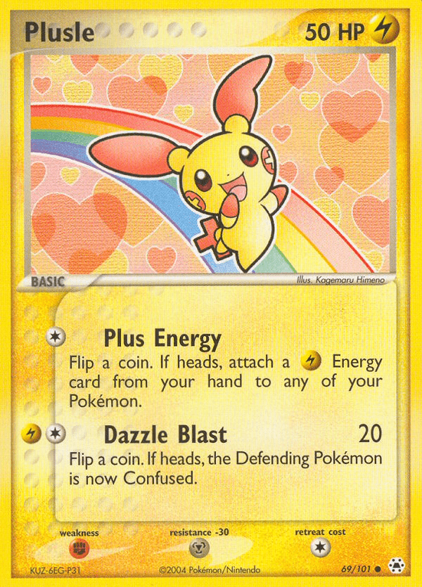 Plusle (69/101) [EX: Hidden Legends] Pokemon Single Pokémon  | Multizone: Comics And Games