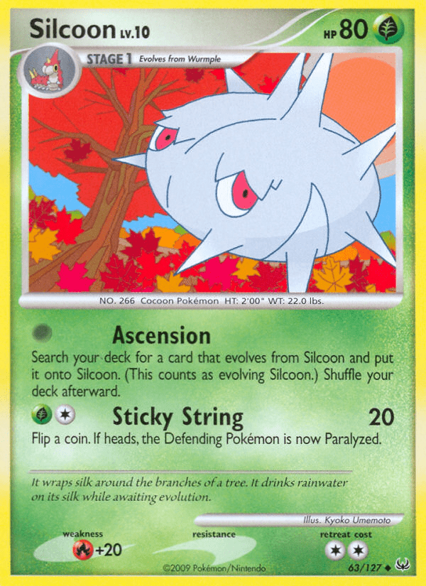 Silcoon (63/127) [Platinum: Base Set] Pokemon Single Pokémon  | Multizone: Comics And Games