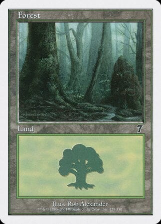 Forest (329) [Seventh Edition] MTG Single Magic: The Gathering  | Multizone: Comics And Games