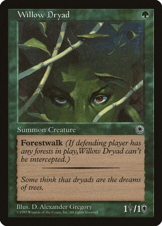 Willow Dryad [Portal] MTG Single Magic: The Gathering  | Multizone: Comics And Games