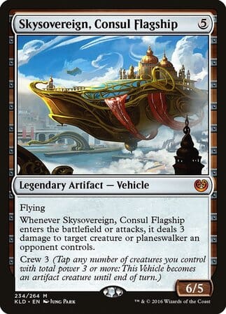 Skysovereign, Consul Flagship [Kaladesh] MTG Single Magic: The Gathering  | Multizone: Comics And Games